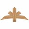 Ekena Millwork Alberta Smooth Timber Gable Bracket, Western Red Cedar, 48"W x 22"H x 1 1/2"D x 5 1/2"F, 11/12 Pitch GBW048X22X0206ALB00SWR - alternate 1